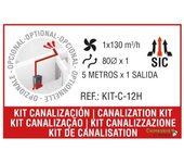 KIT CANALIZACIÓN PARA EL MODELO NOA HORNO