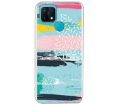 Funda compatible con Oppo A15 - Be Unique Funda Gel colores geométricos