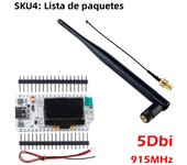 0.96 OLED Display ESP32 lora 32 v3 868MHz 915MHz HTIT-WB32LA_V3 LoRa32 SX1262 Development Board 2/5dbi for meshtastic devices