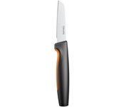 CUCHILLO PELADOR DE HOJA RECTA FUNCTIONAL FORM FISKARS, LONGITUD DE HOJA 8 CM, ACERO INOXIDABLE JAPONES