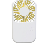 Mini ventilador eléctrico portátil de mano,  ventilador sobremesa,ventilador escritorio, ventilador de refrigeración de escritorio ultrasilencioso, recargable por USB, con soporte para teléfono móvil, Tres velocidades