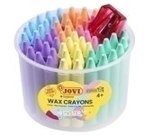 Jovi - JOVI WAX CRAYONS JUMBO BOTO 60 CERAS COLORES PASTEL +1 SACAPUNTAS 980/60P