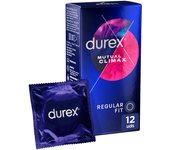 Durex - Preservativos Mutual Climax para Mayor Sensación Packs 12-24-48 condones para un sexo seguro