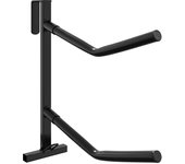vidaXL Soporte montura 2 brazos portátil con gancho brida hierro negro