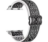 Leopard Nylon Elastic Loop for Apple Watch Band Series 10 42mm 46mm Stretchy Replacement Wristband For Iwatch Ultra Series9 8 7