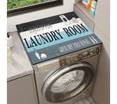 Washing Machine Dust Cover Waterproof Oven Microwave Refrigerator Fridge Top Protector Mat Coffee Drain Pad Table Placemat
