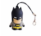 Memoria USB Tech One Tech Super Bat 32GB con Diseño de Batman en Goma Blanda y Súper Detallada
