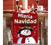 Christmas Table Runner Merry Christmas Decor Xmas Table Cover For Home 2024 Family Party Supplies Xmas Party Decors Gifts 2025