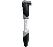 Topeak Bomba de Mano para Bici de MTB/Carretera con Soporte para Portabidón para Válvulas Presta (Mini Dual DX)
