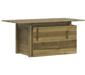 Mesa de Jardín Madera de Pino impregnada 100x50x75 cm