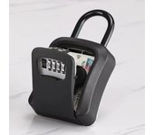 Wall Mounted Key Safe 4-digit Password Key Secure Storage Lock Manager Hold Up to 5 Keys Lock Box Wall Mounted Key Storage Box