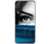 Tumundosmartphone Funda Gel Tpu para Xiaomi Mi 9 diseño Ojo Dibujos