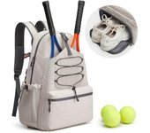 Nueva mochila de tenis para hombres y mujeres, bolsa grande para pickleball con capacidad para 4 raquetas y compartimento para zapatos.