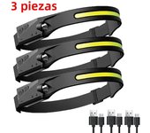 LED Sensor Headlamp Camping Search Light Head Flashlight USB Rechargeable Powerful Lamp Front Lanterns Headlights 6 Styles