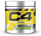 Cellucor C4Original - 30 Serv. (195 gr) - Suplemento en polvo para preentrenamiento Bebida energética para antes de entrenar 150 mg de cafeína + beta alanina + monohidrato de creatina