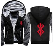 Winter Jacket Men Warm Thick Coat Fleece Male Harajuku Fashion Zip Up Hoodies Casual Sportswear Workout Hooded Sweatshirt
