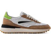 D.A.T.E. M421-AT-NY-IA Deportivas running de nilón Blanco y verde