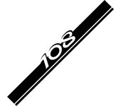 For Peugeot 307 308 208 206 207 Rifter RCZ 407 3008 108 Car Engine Hood Cover Stickers Auto Exterior PVC Decorative Decals