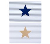 Juego de 4 individuales de mesa moderno diseño marine estrella-DAMDAM GO