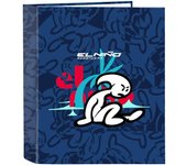 MUNICH- Munich Carpeta, Folio 4 Anillas, Ideal para Niños de Diferentes Edades, KELME, KAPPA, BENETTON, carpeta benetton, Cómoda y Versátil, Calidad y Resistencia, 27x6x33 cm, carpeta escolar, Color Caqui, Estándar,