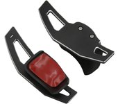 Car Steering Wheel DSG Shift Paddle Extension Shifters Sticker For Volkswagen Tiguan Golf6 MK6 Jetta GTI R20 R36 CC Scirocco EOS