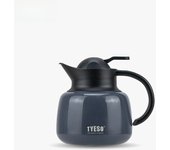 Tyeso 8875 1000ML Thermos Pot Tea / Water Separation Stewing Teapot Business Home Use 304 Stainless Steel Rustproof Thermos Pot