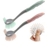 Verde Cepillos para Fregar Platos de 2 Caras para Fregadero de Cocina
