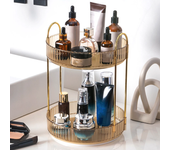 360° Rotating Makeup Brush Holder Luxury Cosmetic Organizer Lipstick Eyebrow Pencil Holder Eye Shadow Display Case Storage Box
