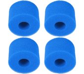 Filtros de espuma de Ø 10,8X7,3 cm, 40 PPI, compatibles con la pieza de filtro de la Piscina del spa Intex Purespa S1.