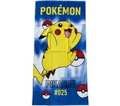 Toalla Playa de Infantil para Niño y Niña,100% de Algodón para Baño,Piscina,Camping,Suave Absorbente Viaje, Diseño de Unicornio Pokemon.Tamaño 70x140cm