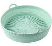 5 Colors Thickened Square Foldable Silicone Baking Tray Heat-resistant Air Fryer Tray Food Grade Cake Silicone Mold