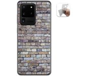 Tumundosmartphone Funda Gel Tpu para Samsung Galaxy S20 Ultra diseño Ladrillo 02 Dibujos