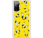 Funda original compatible con Samsung Galaxy S20FE - S20 Lite 5G - Patron Ojos Piolin Amarillo