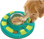 Interactive Dog Food Puzzle Toy & Slow Feeding 3 in 1 Dog Nail Scratch Board  for Small Medium, and Large Dogs Brain Stimulation