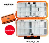 Fishing Box Waterproof Fishing Tackle Box Double-Sided Opening and Closing Bait Box Multifunctional Hook and Bait Accessory Box