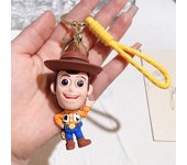 Disney Anime Toy Story Keychain Cute Woody Buzz Lightyear Doll Keychain Couple Bag Pendant Key Chain Jewelry Toy Gifts