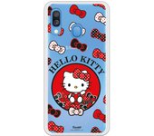 Funda original compatible con Samsung Galaxy A20E - Hello Kitty Lazitos de Colores