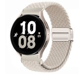 20mm 22mm Magnetic Bracelet for Samsung Galaxy Watch 7/6/Classic/5/4/3 Braided Loop Nylon Strap for Huawei Watch 4/3/GT 5 4 Band