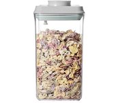 Tarro para comprar espaguetis, Organizador de Cocina, Tarro hermético de 2 litros, con Cierre Tapa, a prueba de humedad