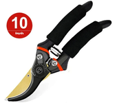 10 Inch Golden Eagle Beak Fruit Tree Pruning Shears, Rough Branch, Energy Efficient Flower Gardening, Home Use