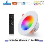 220V 10W Tuya Bluetooth LED Downlight Smart Life APP RF 2.4G Remote Group Control Ceiling Lamp RGB Dimmable Bedroom Living Room