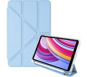 Tablet for Xiaomi Poco Pad 12.1 Case with Pen Holder Multi-folding Stand Clear Back Cover for Funda Redmi Pad Pro 12 1 5g Case