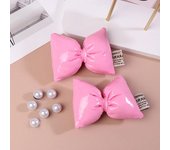 Multiple Colors Bow Shoe Accessories Fashion Elegant Shoe Charms For All-match Vintage Shoe Buckle Decorations Cute Bowtie