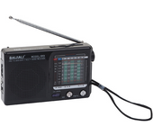 Full Band Vintage Radio Portátil Mini radio multifuncional para interiores, exteriores y situaciones de emergencia