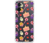 Funda Silicona Antigolpes para Oppo A76 / A96 diseño Dulces 01 Dibujos