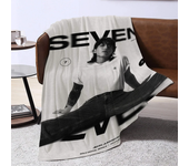 Kpop Singer Sofa Baby Blankets for Bed Fleece Blanket Furry Throw Throws Double Fluffy Soft Decorative Custom Blanket