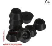 10pcs Clear Soft Furniture Chair Table Feet Leg Bottom Non-slip Anti-skid Glides Wooden Floor Protector Non-noise Screw on Pad