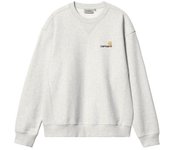 Sudadera Carhartt American Script Sweat Ash Heather I025475.482XX.03