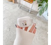 Cute Snoopy Charlie Brown Earphone Case For AirPods 1 2 3 Pro 2021 Wireless Bluetooth Headset Protective Clear Soft TPU Cover
