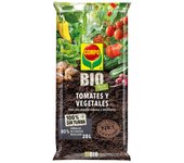 Compo Bio Sustrato Tomates y vegetales 20 L
